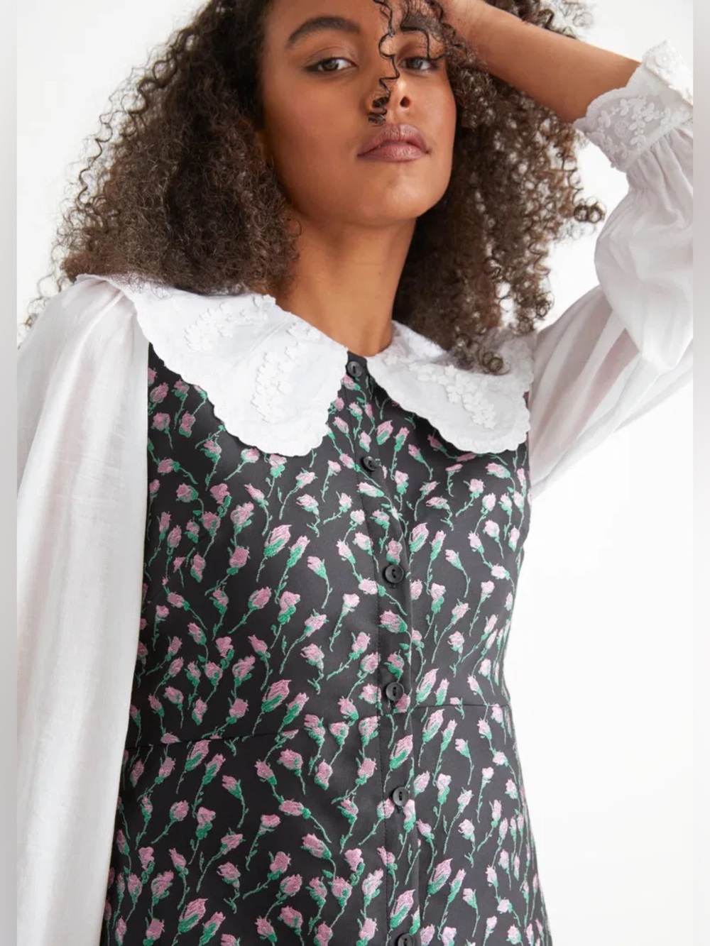 & other stories‎ jacquard mini dress size 2